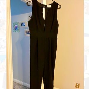 Black ankle length jumpsuit